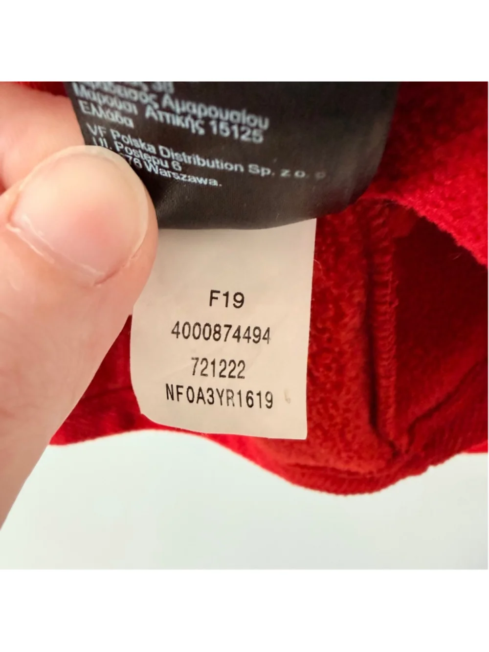 The North Face Red Textured Fleece Quarter Zip Pullover Men's XXL